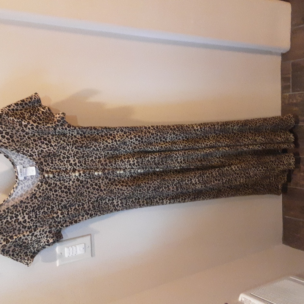 Leopard Print Maxi Dress